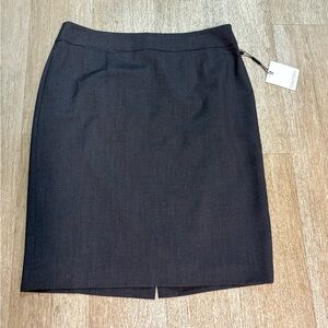 CALVIN KLEIN CHARCOAL GREY PENCIL SKIRT SIZE 12